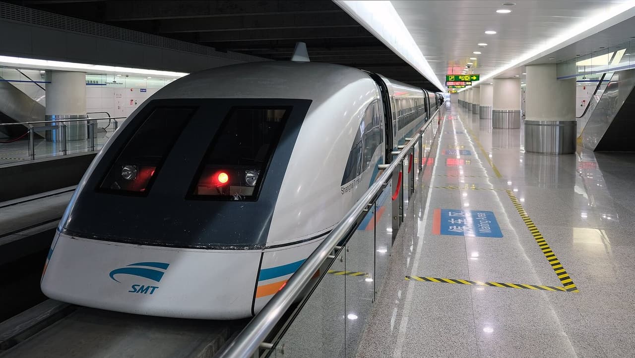 Shanghai maglev train — long-travel linear motion
