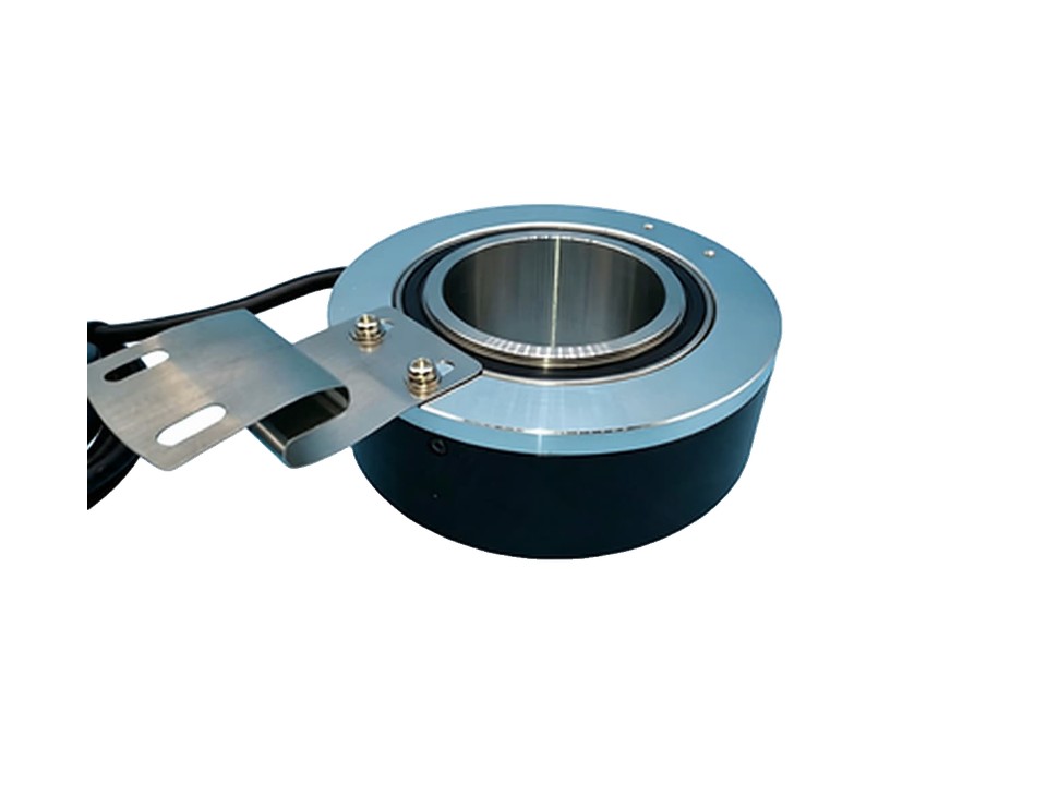 RM10 hollow shaft encoder with torque arm