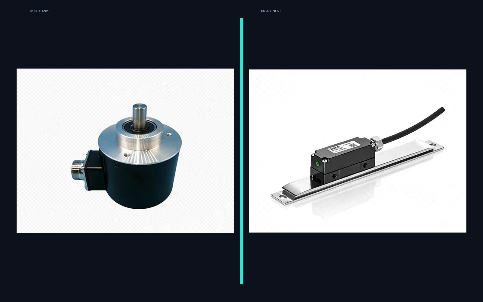 Rotary vs linear encoder selection — RM10 and RM20